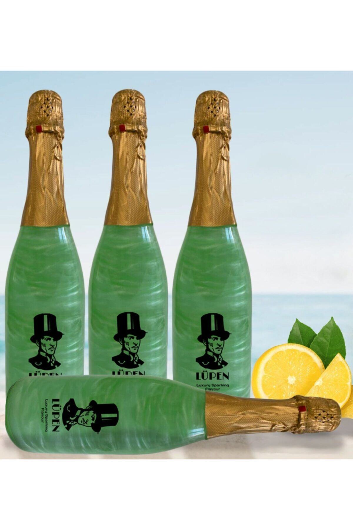 Lüpen Alkolsüz Simli Lux Meşrubat Nane Limon Aromalı 4 Adet