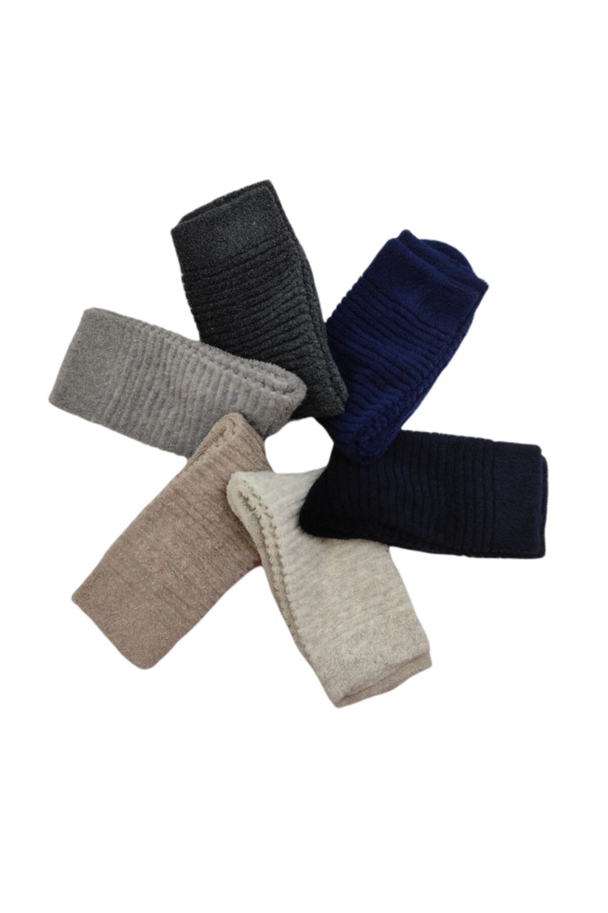 passion socks Koyu Renkler Erkek Ünisex Polar (ters Havlu) Uzun Soket Çorap