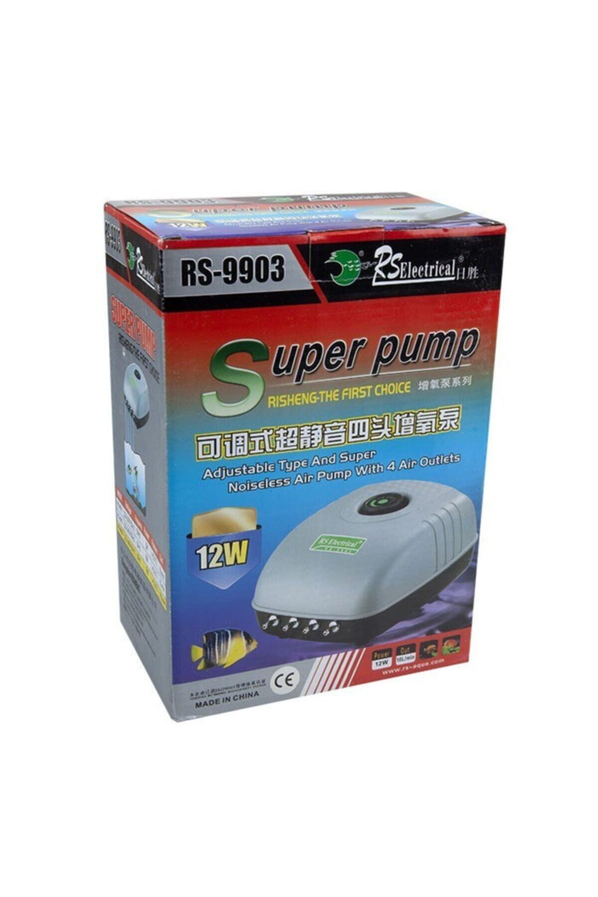 Rs Electrical Rs-9903 Akvaryum Hava Motoru 4 Çıkış 10 L/min 12w