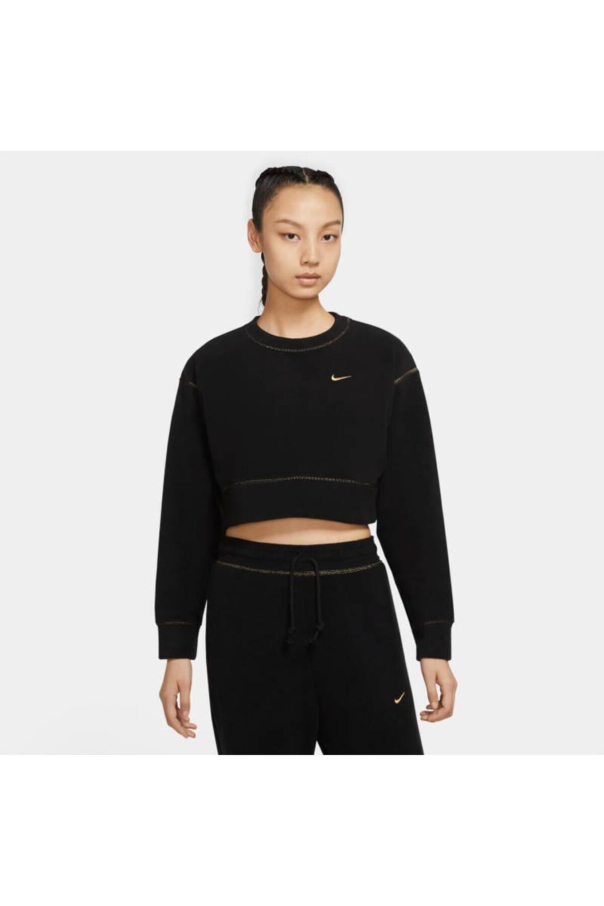 Nike Therma Icon Clash Uzun Kollu Fleece Kadın Antrenman Üstü