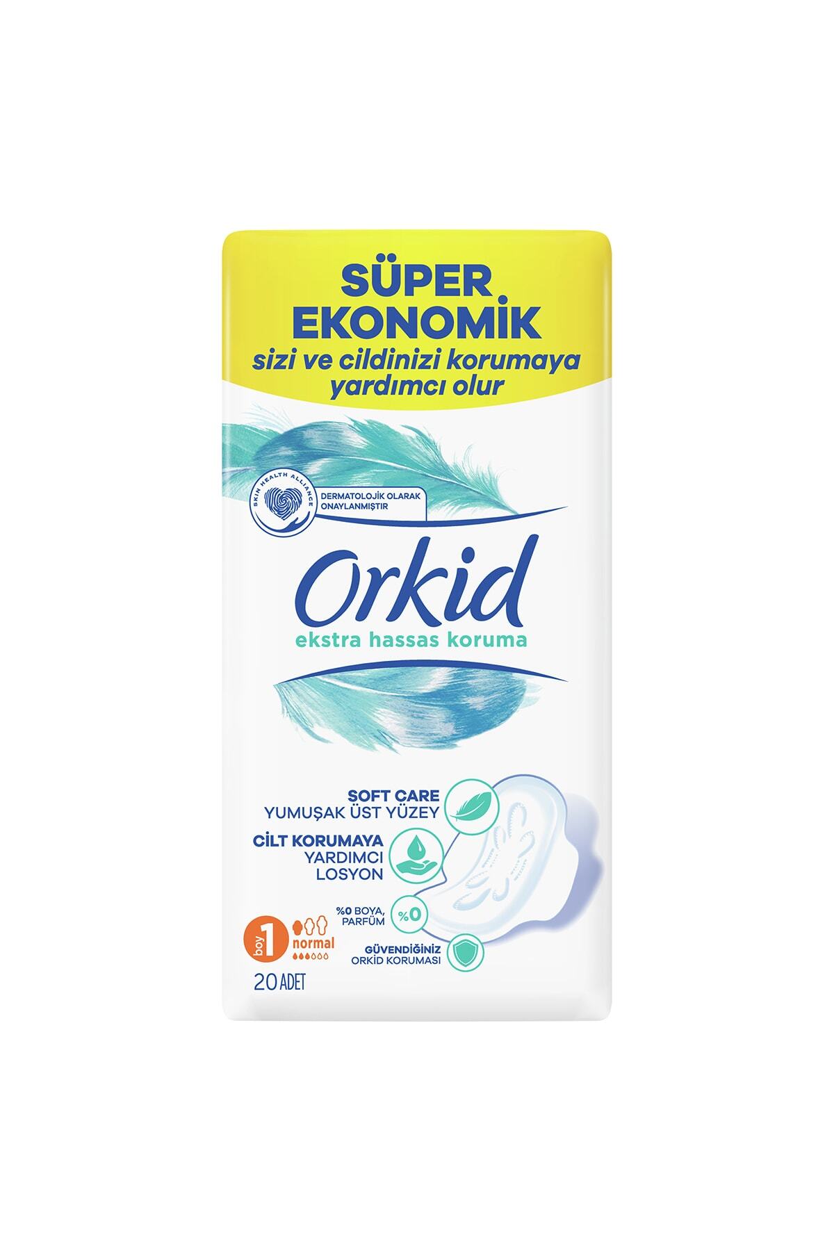 Orkid Ekstra Hassas Koruma Dörtlü Normal