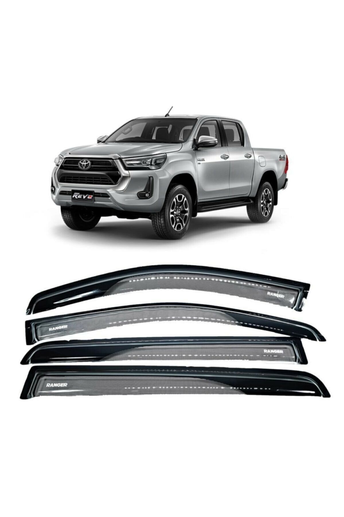 Harphour Toyota Hilux Revo Benekli Ithal 4'lü Cam Rüzgarlık Seti
