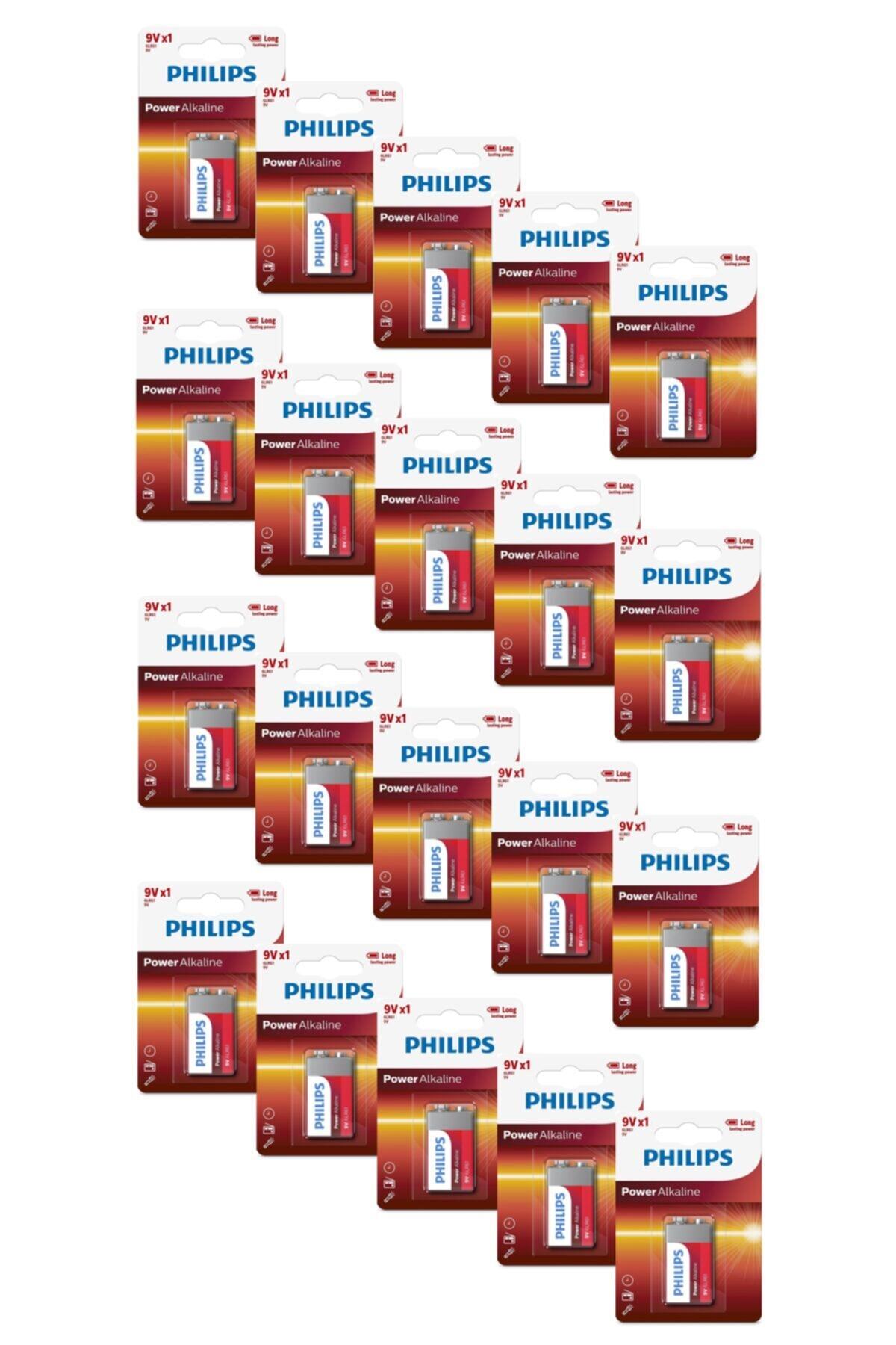 Philips 6lr61p1b/05 Alkaline Battery 9v Pil (x20 Adet)