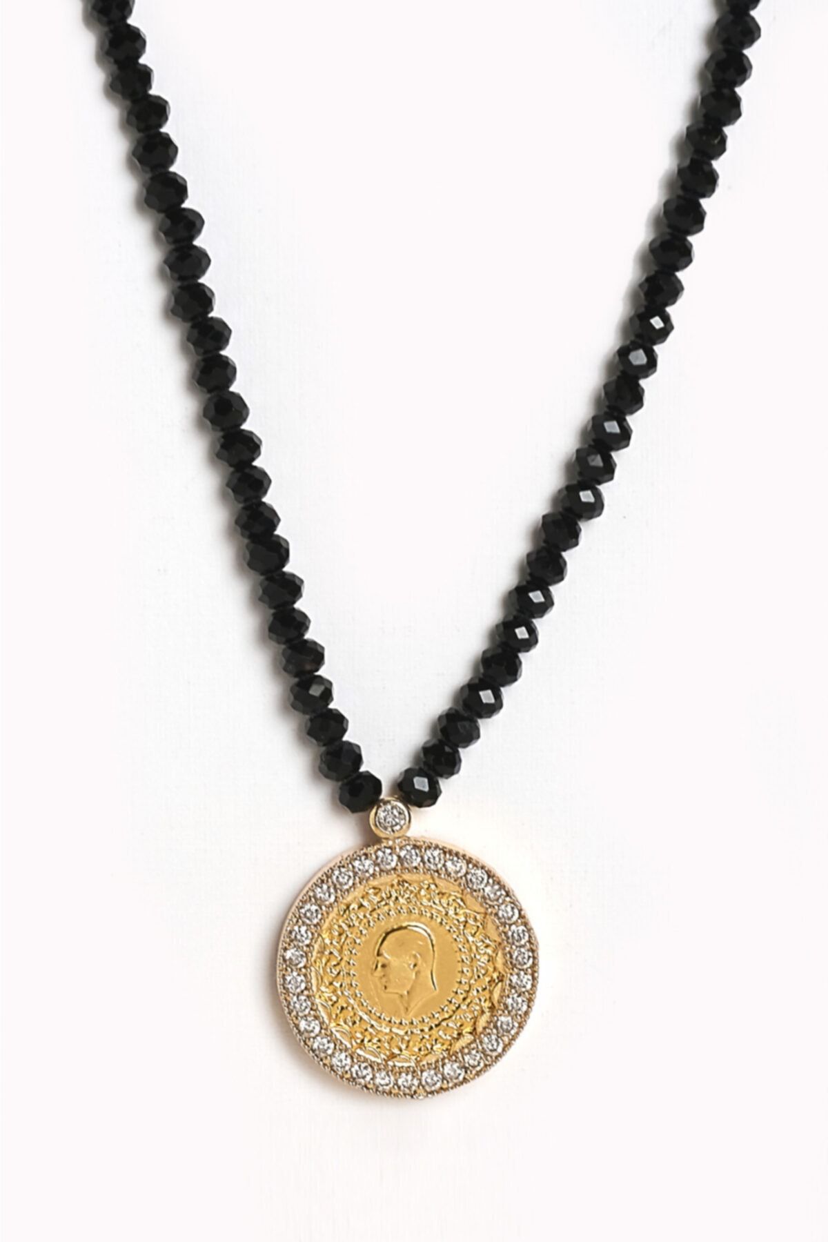 aytekgold Ipli Çeyrekli 8 Ayar Kolye 0.45 gram