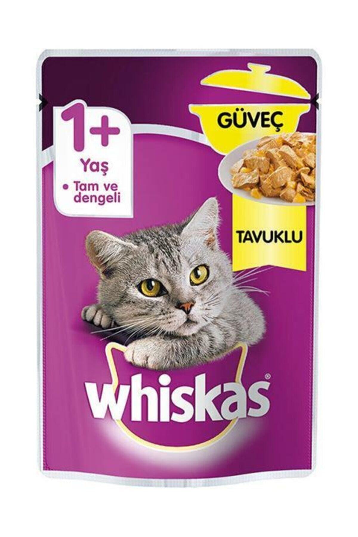 Whiskas Pouch Güveç Tavuk Etli Yetişkin Kedi Konservesi 85gr