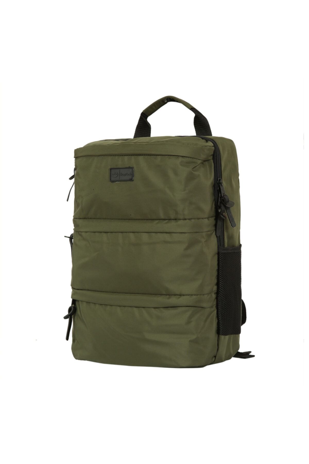 bagspark Triple Pack Unisex Haki Sırt Çantası (LAPTOP 17İNÇ 3 ÖN GÖZ) Bagslab
