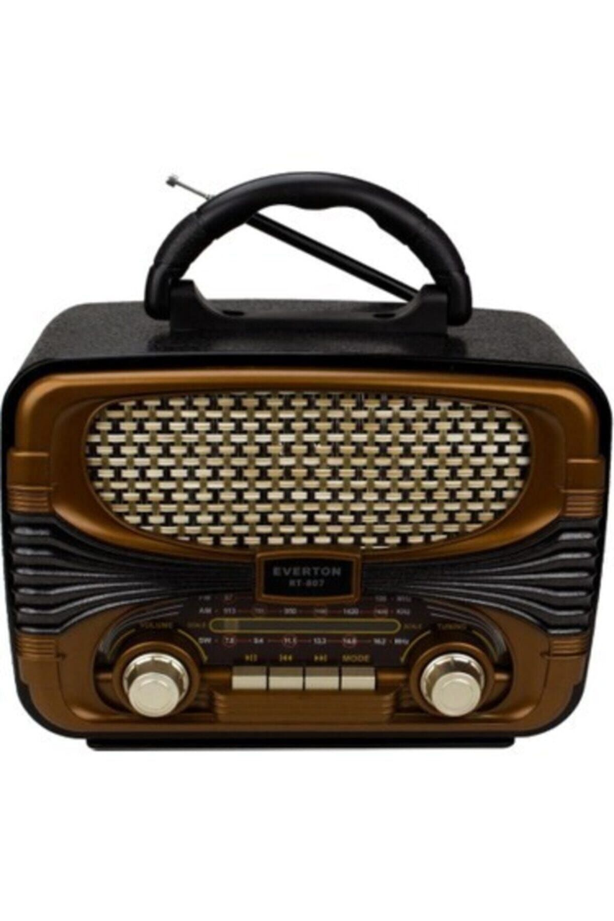 Çeşitli Everton Rt-807bt Fm-usb-mıcrosd- 1400mah Bluetooth Nostalji Radyo