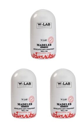 W-Lab Kozmetik W-lab Madeleb Roll On 3 Lü Set