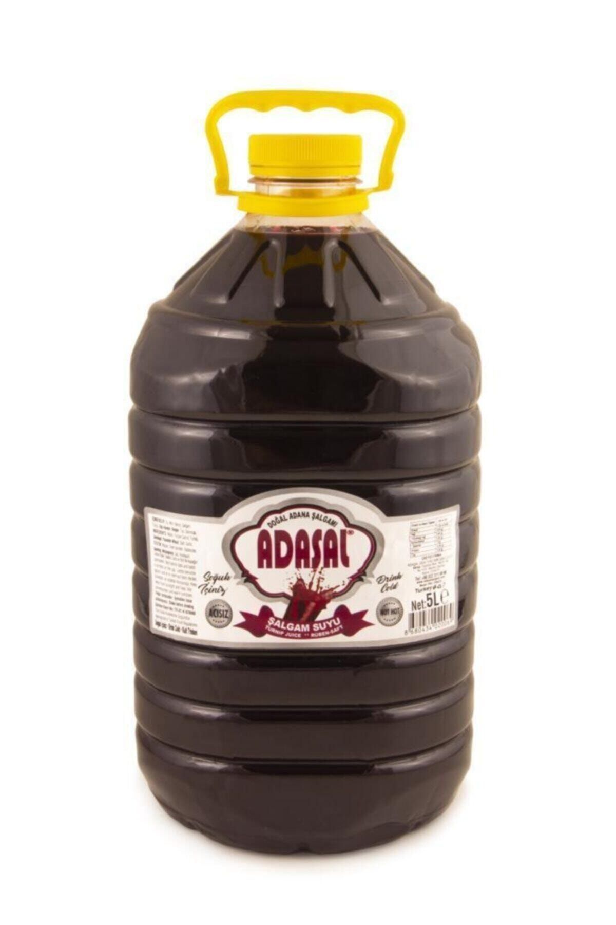 AlpCollection Adana'dan Adaşal Şalgam Suyu Acısız 5 Litre C Vitamini Deposu 4 Adet