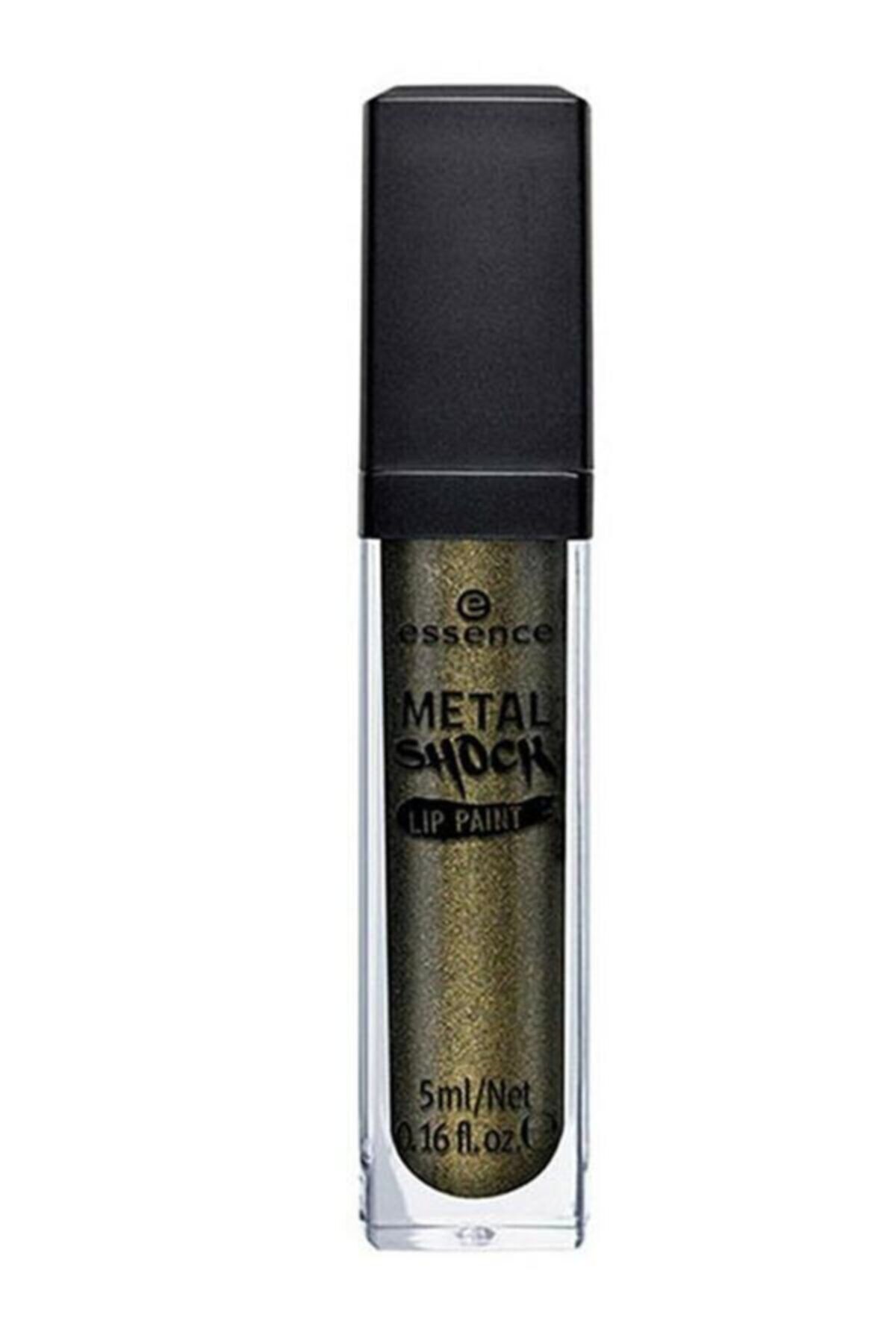 Essence Dudak Parlatıcısı - Metal Shock Lip Paint 06 Poison Ivy 5 ml