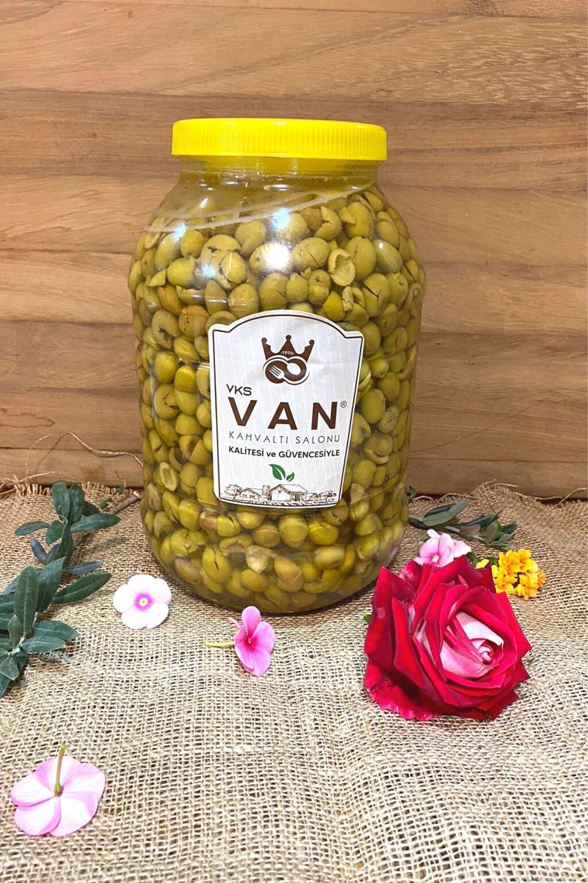 VKS VAN KAHVALTI Hatay Tam Kırma Yeşil Zeytin 2500 gr