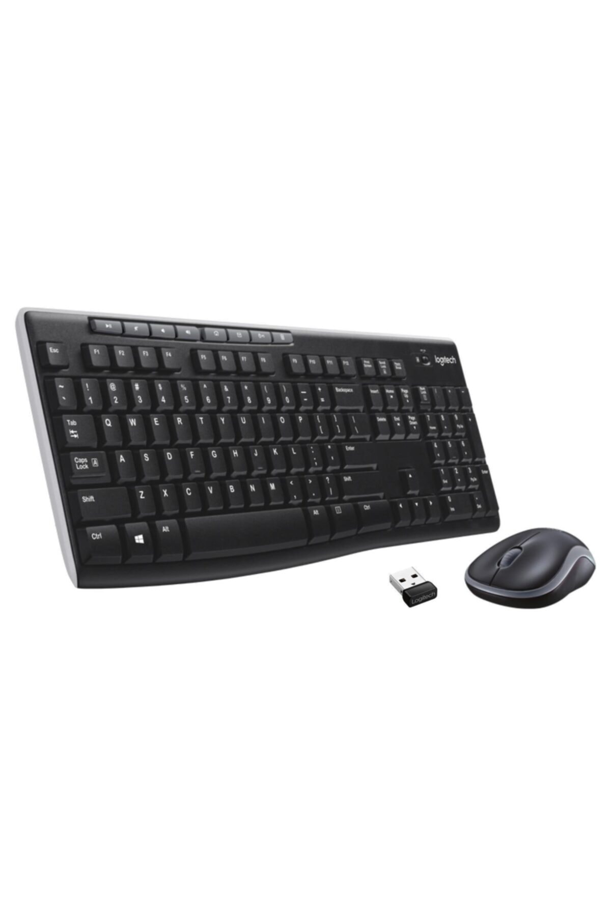 logitech Mk270 Kablosuz Klavye & Mouse Seti-siyah