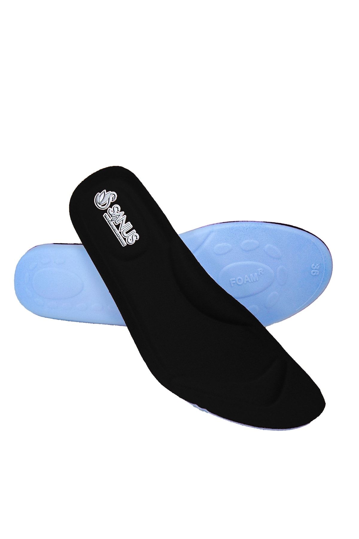 SANUS A100 Visco Memory Foam Anatomik Unisex Siyah Tabanlık