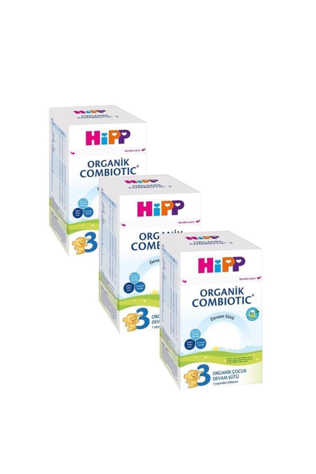 Hipp 3 Organik Combiotic Devam Sütü 800 Gr X 3 Adet