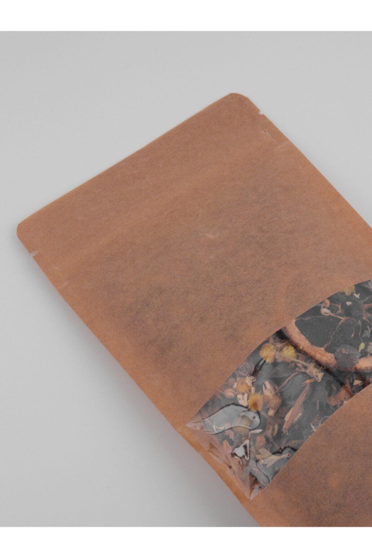 Norapack Kraft Pencereli Doypack 100 Adet 8,5 cm X 14,5 cm X 2,5 cm