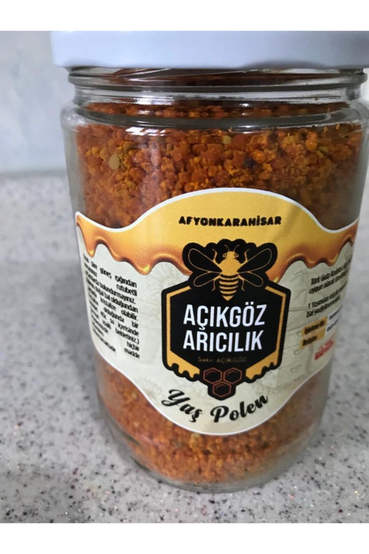 AÇIKGÖZ ARICILIK 400 gr Taze Yaş Tatlı Arı Poleni