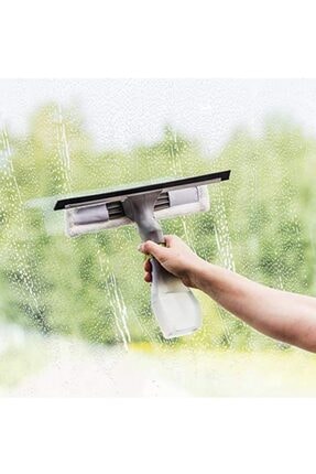 3'ü 1 Arada Deterjan Hazneli Spreyli Peluşlu Camsil Cam Silme Aparatı Image 1