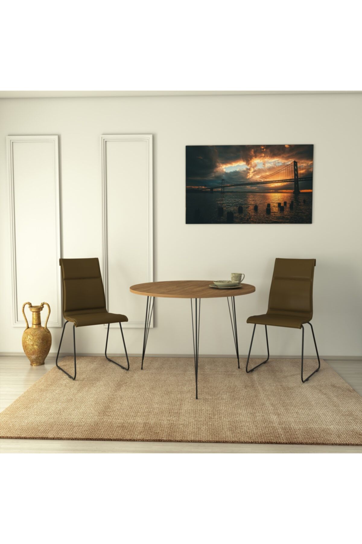 PASİFİC HOME Sandalf Masa Kafkas Meşe