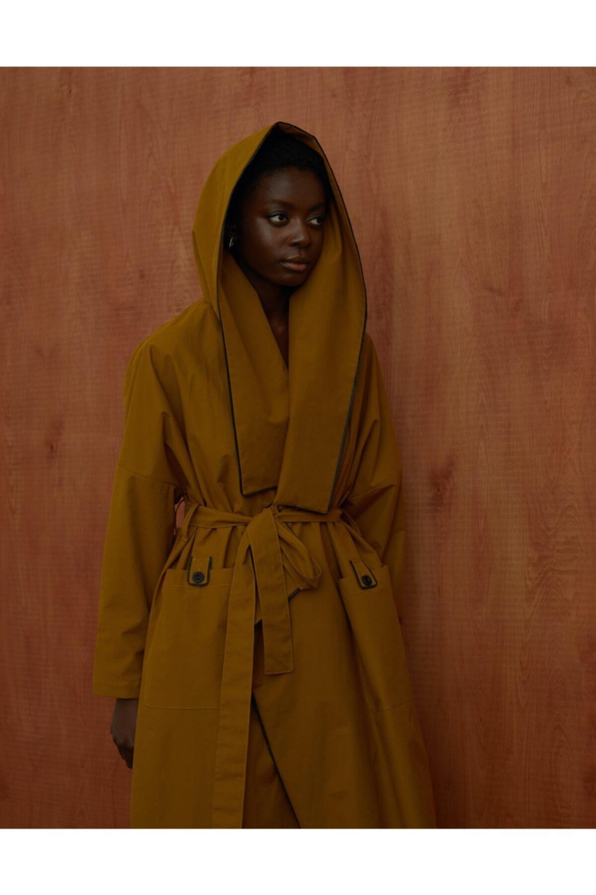 CHADA BOUTİQUE Qooq Oversize Trenç