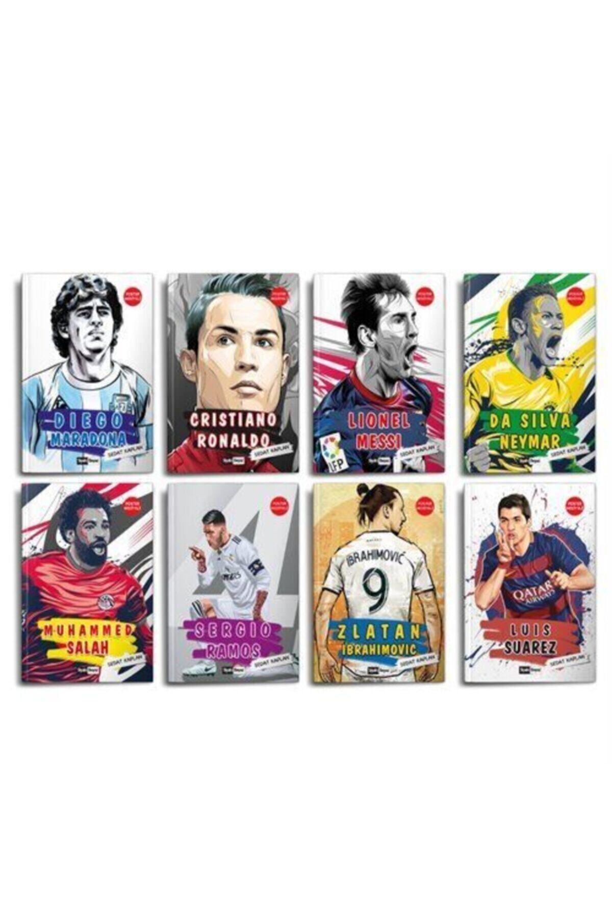 Siyah Beyaz Yayınları Dünya Futbol Yıldızları Set - (8 Kitap - Poster Hediyeli)