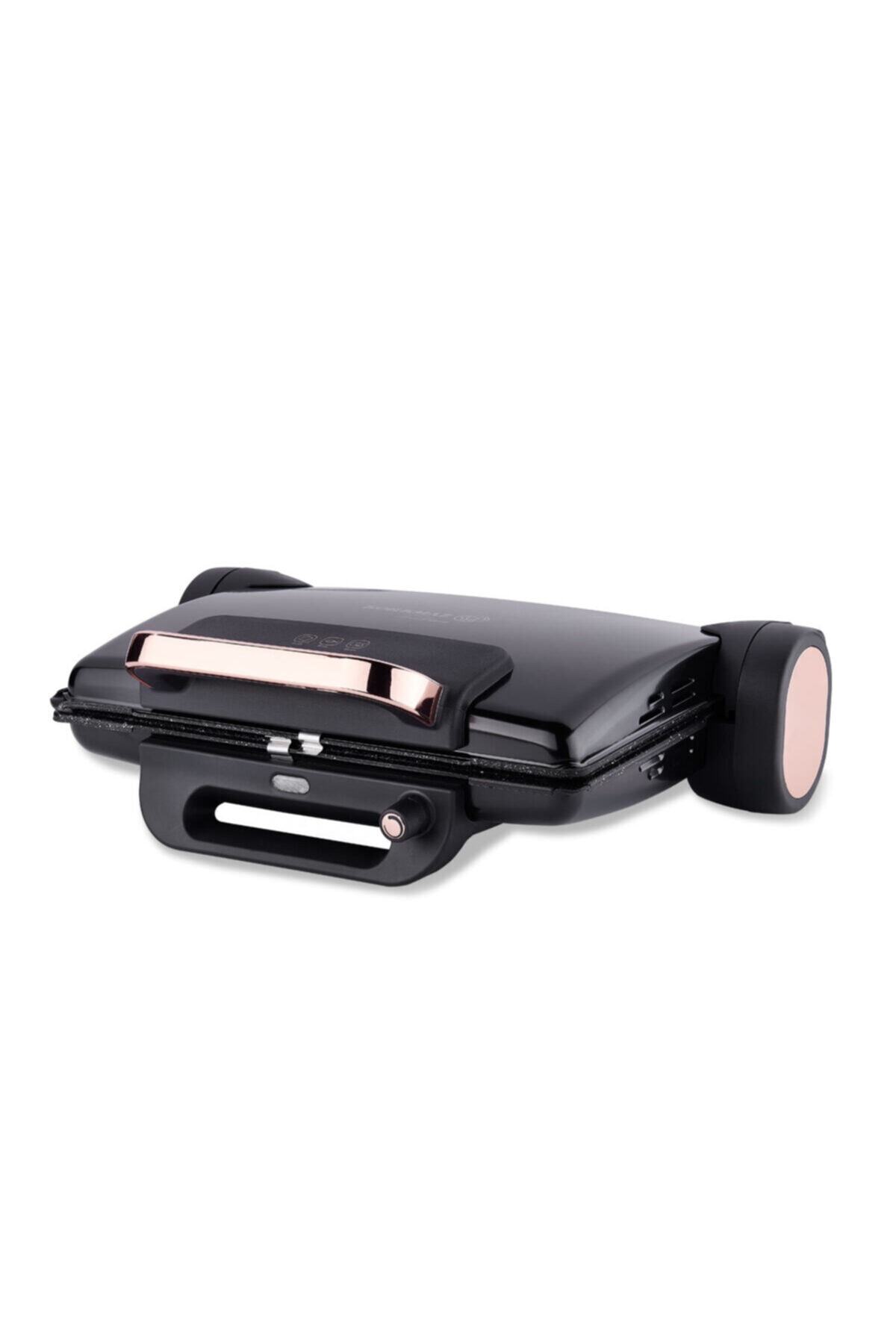 KORKMAZ Tostema Maxi Deluxe Tost Makinesi Siyah/rosegold