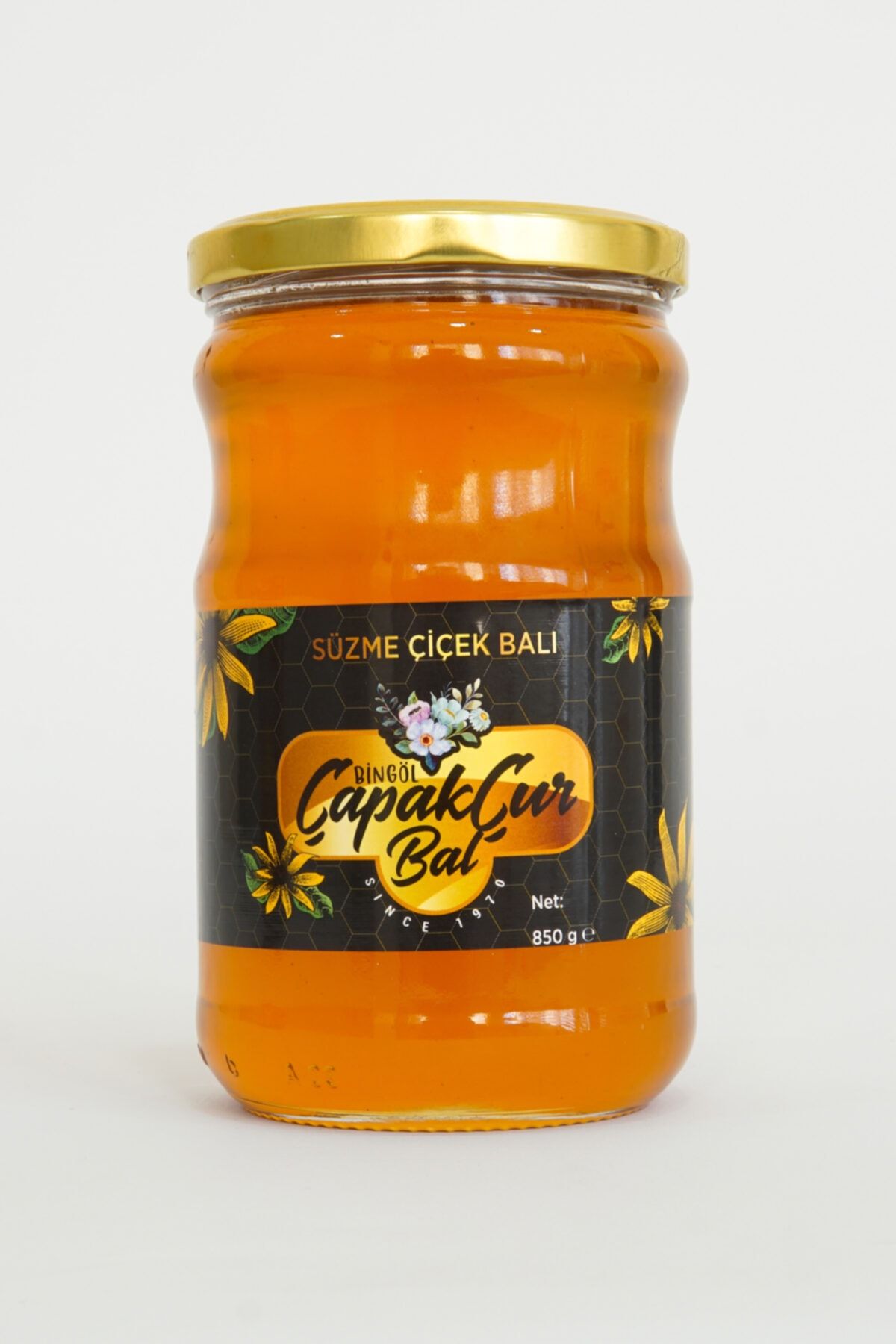 BİNGÖL ÇAPAKÇUR BAL Süzme Çiçek Balı (850 Gr)