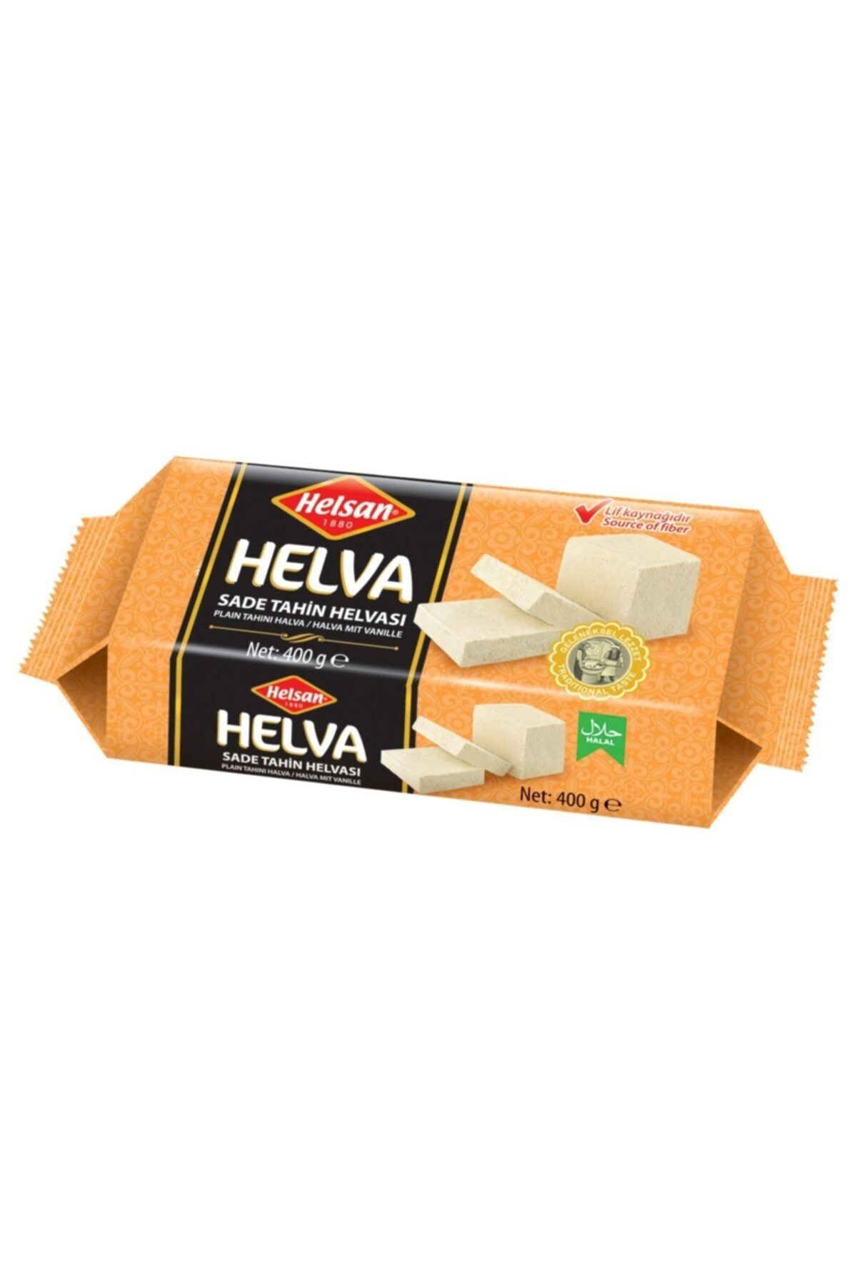 HELSAN Sade Kürek Helvası 400 gr ( Glikoz Ve Gluten Içermez )