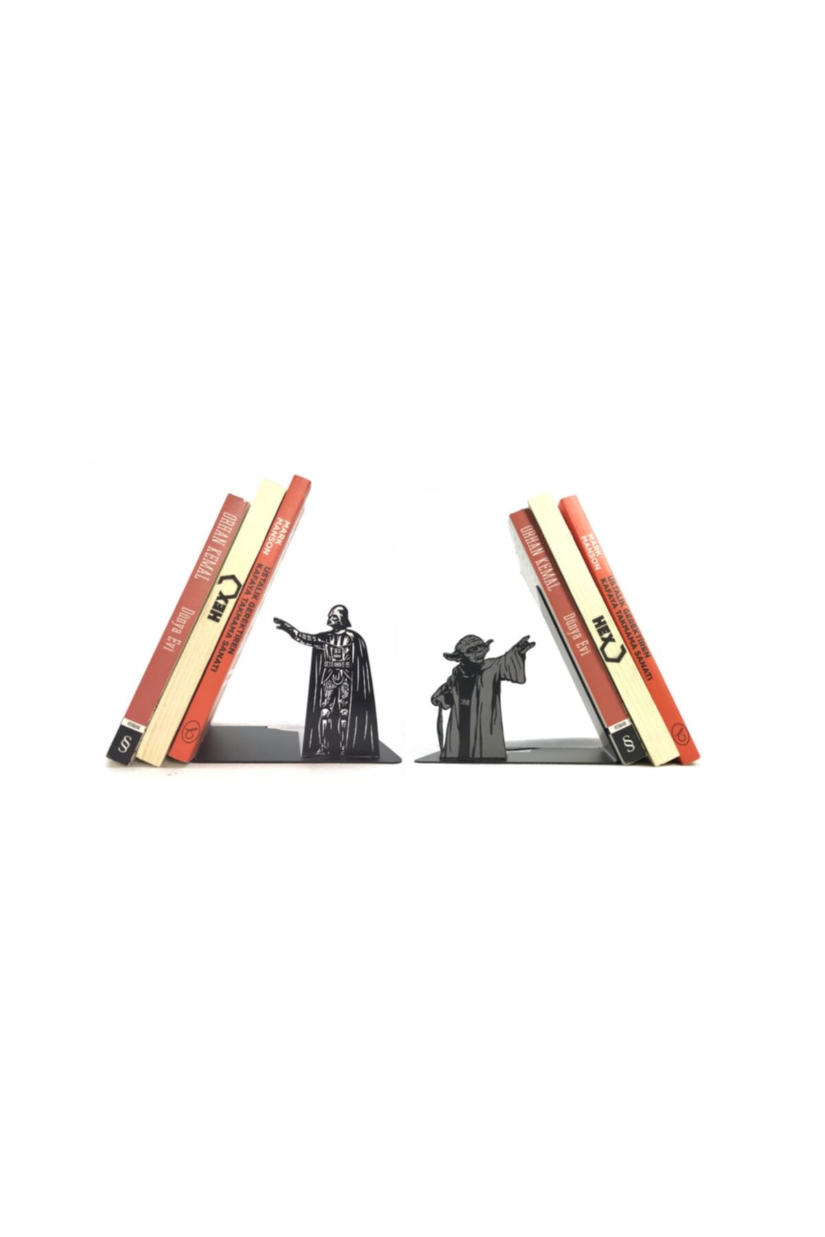 HEX Star Wars Darth Vader Yoda Ikili Kitap Tutucu