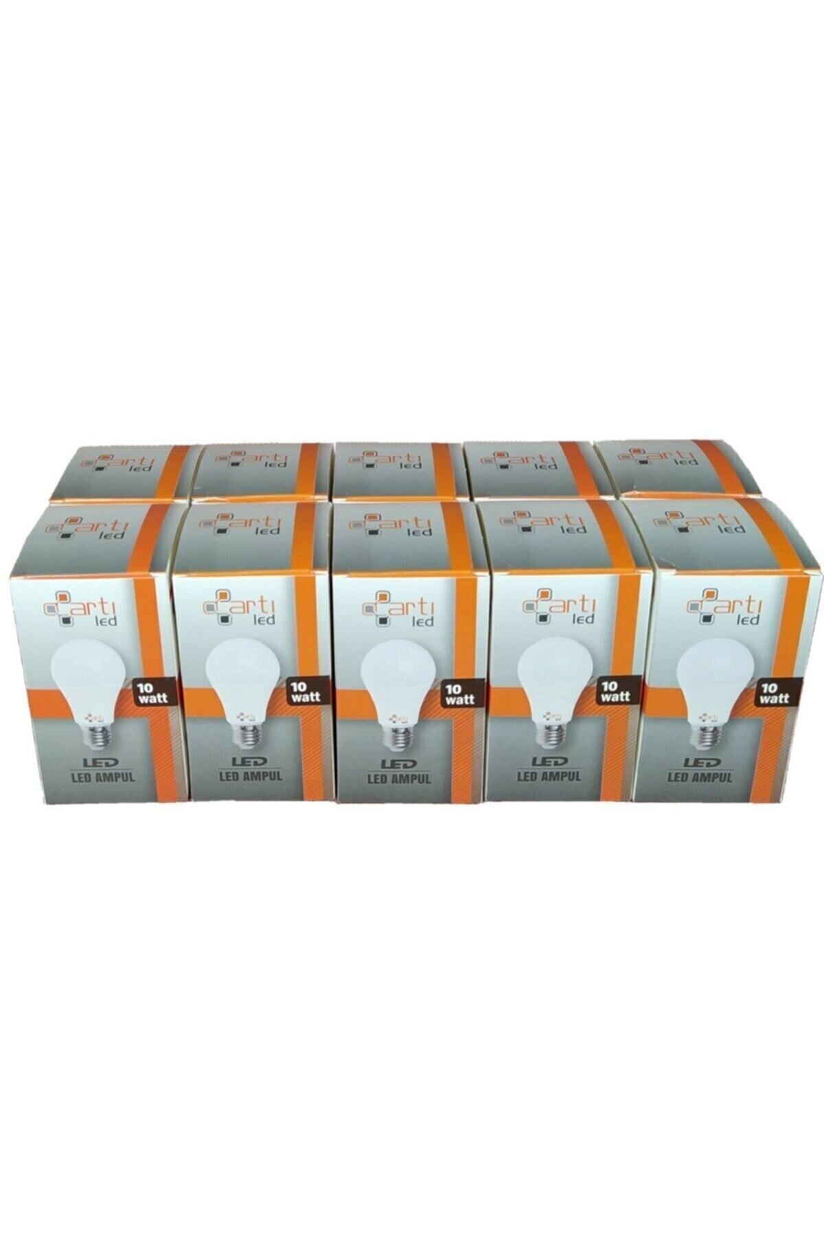 Artı Led 10w Led Ampul Gün Işığı 10'lu Paket (DRİVER VE ALİMİNYUM SOĞUTUCU UZUN ÖMÜRLÜ) Art-16