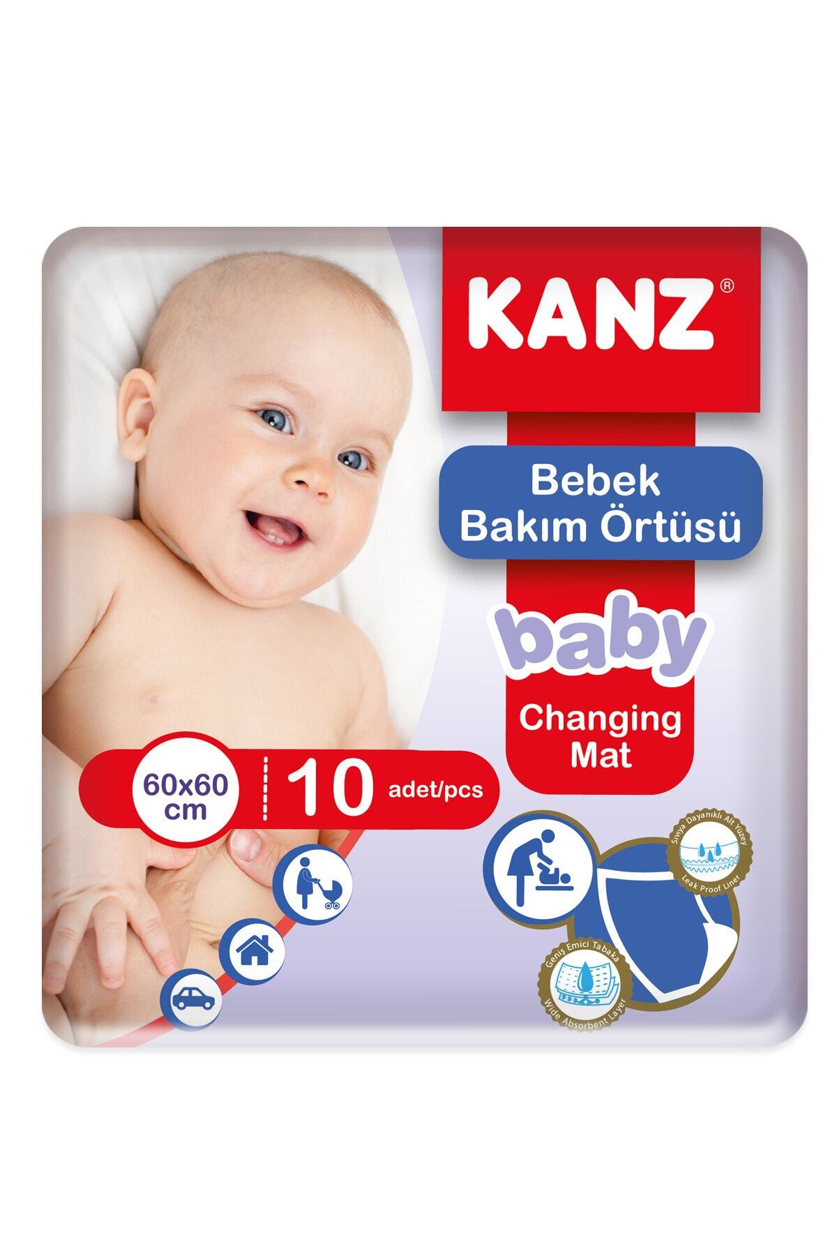Kanz Bebek Bakım Örtüsü 10 Adet