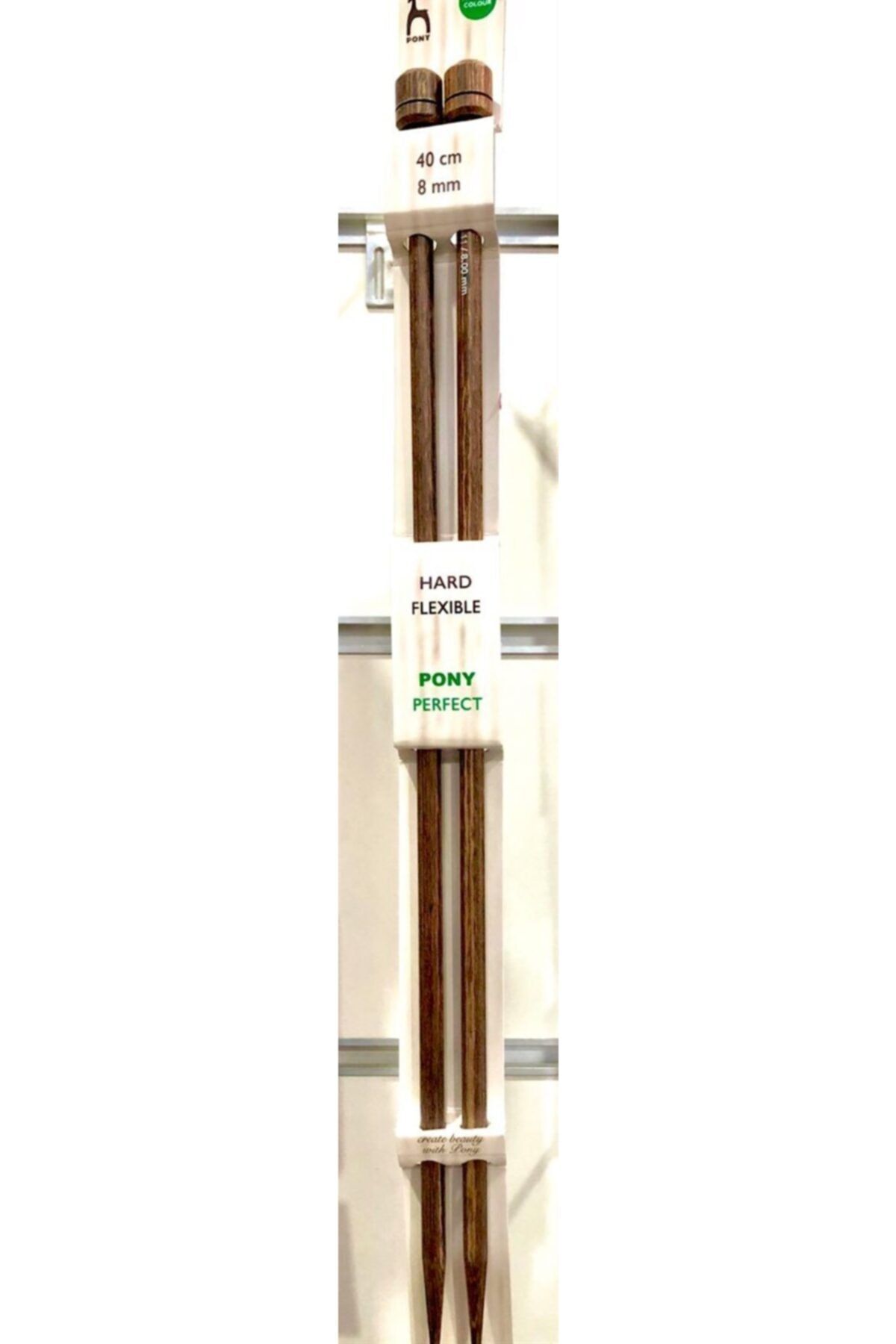 Pony 40 Cm Ahşap Şiş 8 mm