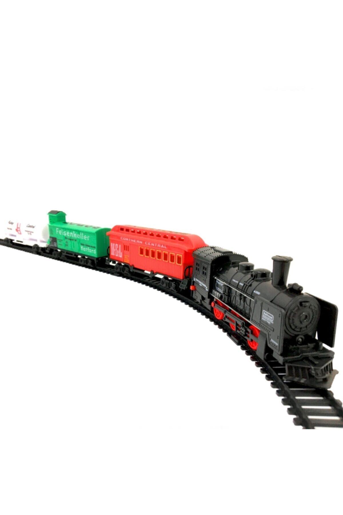 Beyaz At Yılın Ilk Fırsatları - Pilli Işıklı Klasik Tren Seti 18 Parça - ™ ®