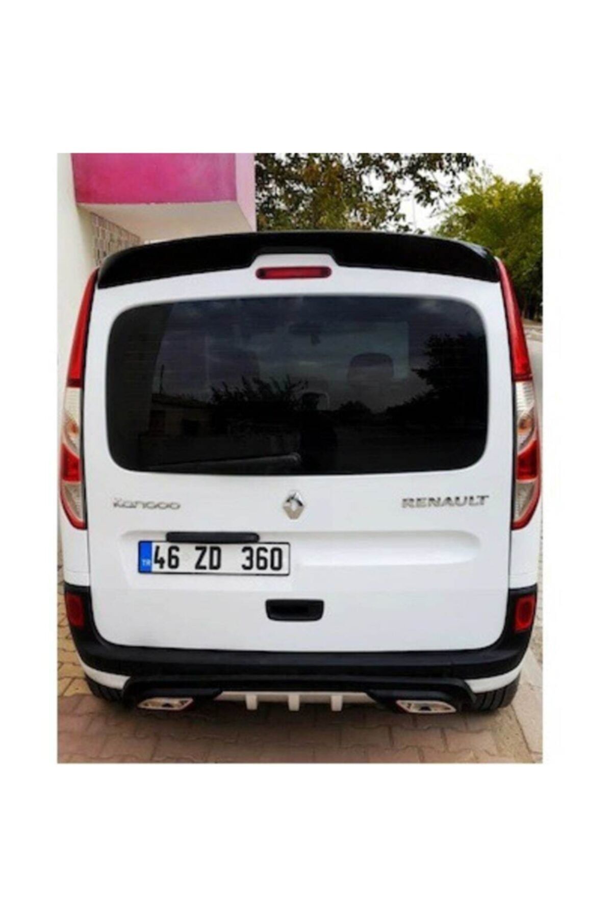 ABH DESİGN TUNİNG Renault Kangoo 2009 Sonrası Bagaj Üstü Spoiler Fiber Boyasız