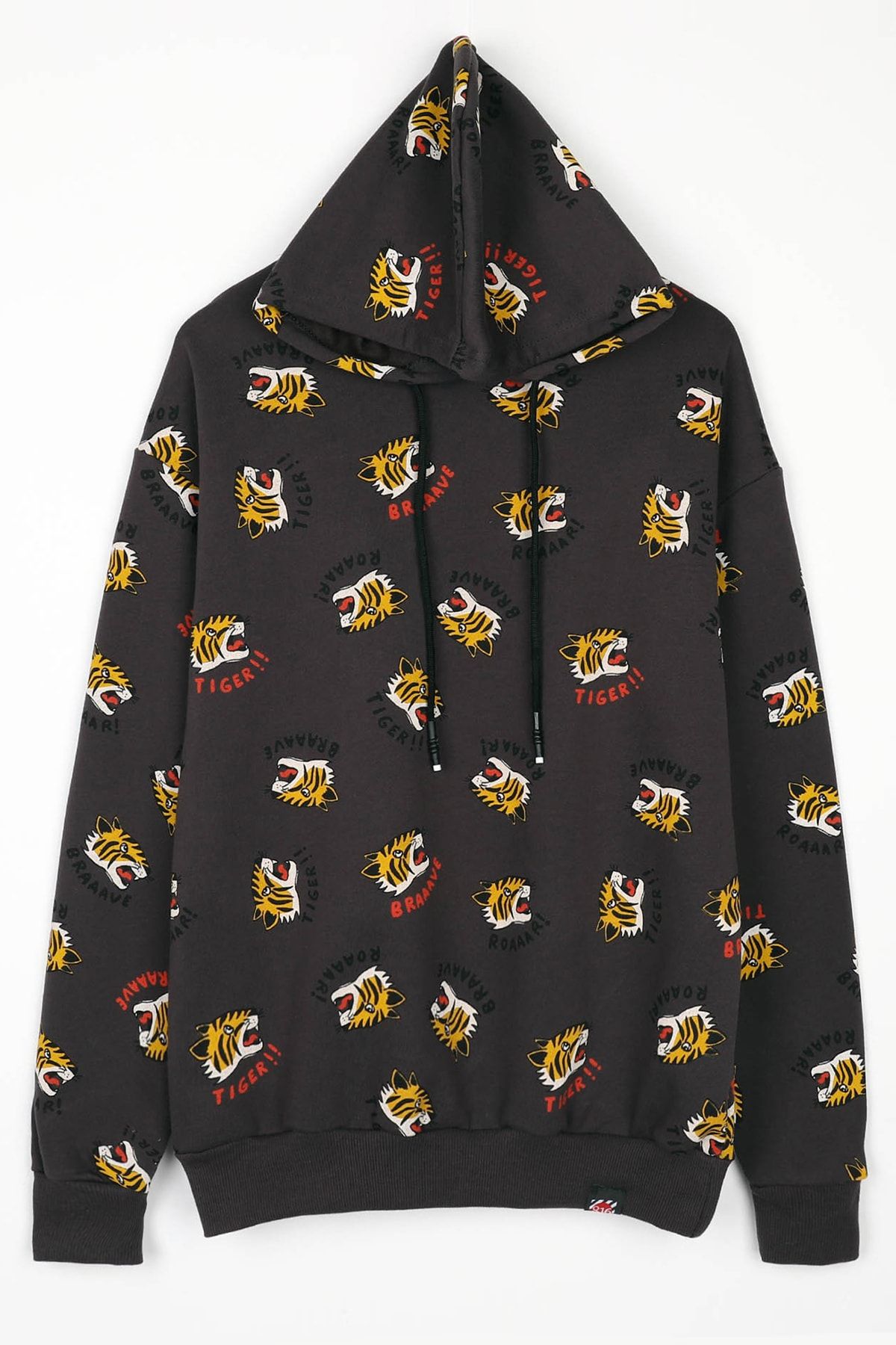 Sekizbiraltı Tiger Füme Unisex Sweatshirt
