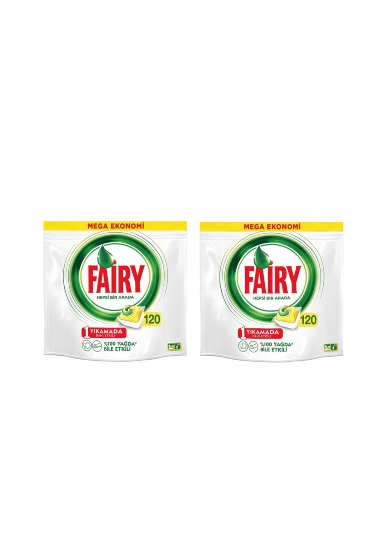 Fairy Hepsi Bir Arada 120'li Bulaşık Makine Tableti * 2 Adet