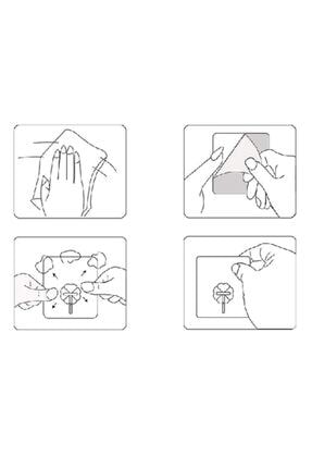 4 Adet Şeffaf Güçlü Kendinden Yapışkanlı Kapı Duvar Askıları Ağır Yük Taşıma Image 4