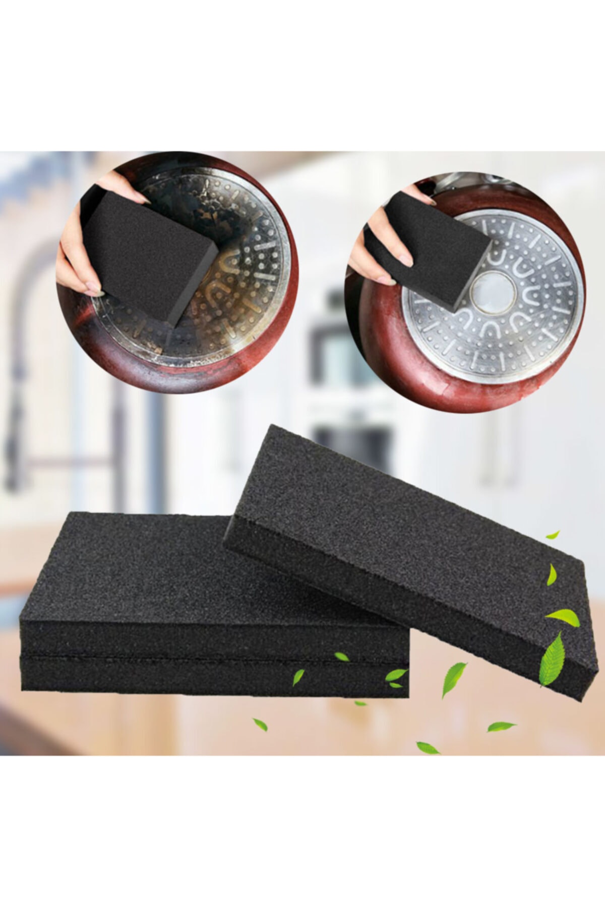 Skygo Sihirli Temizlik Süngeri Siyah