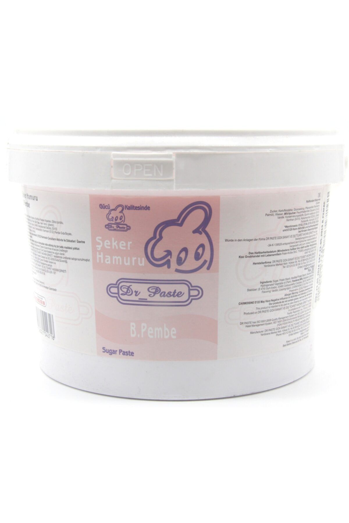 Dr.Paste Bebek Pembe Dekor Şeker Hamuru 2,5 kg