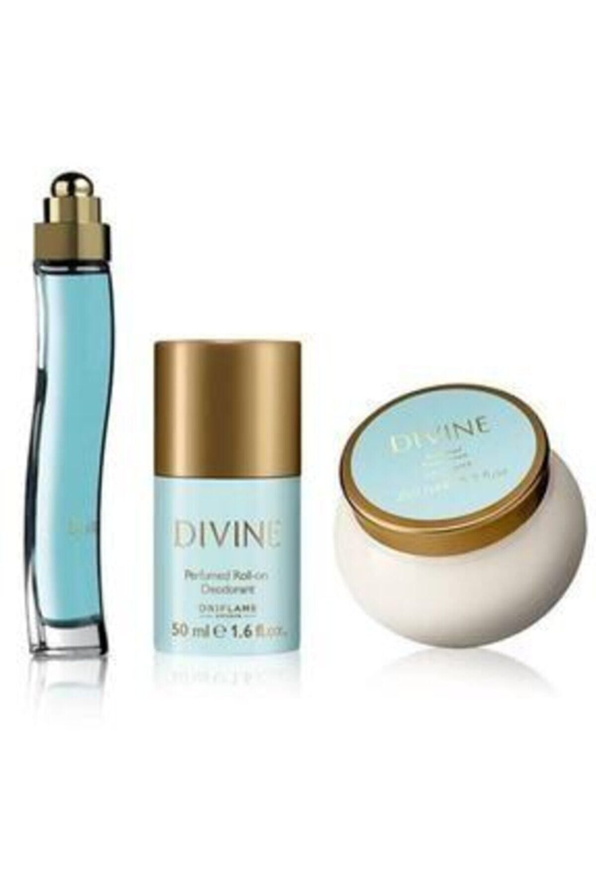 Oriflame Divine Edt 50 ml Kadın Parfüm Deodorant Divine 250 ml Vücut Kremi Seti Yeni Ambalajıyla 987567676