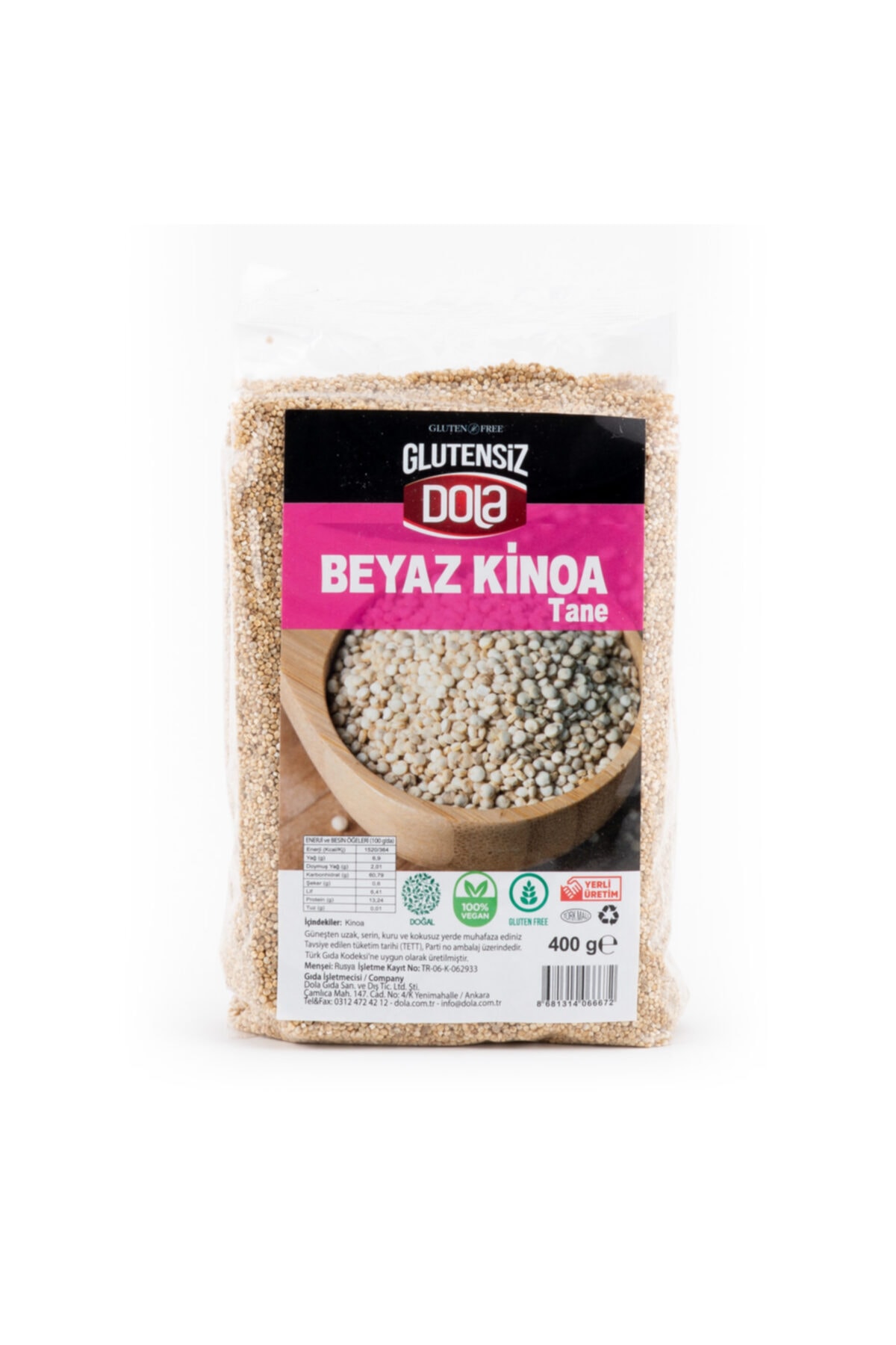 Dola Glutensiz Kinoa 400 Gr