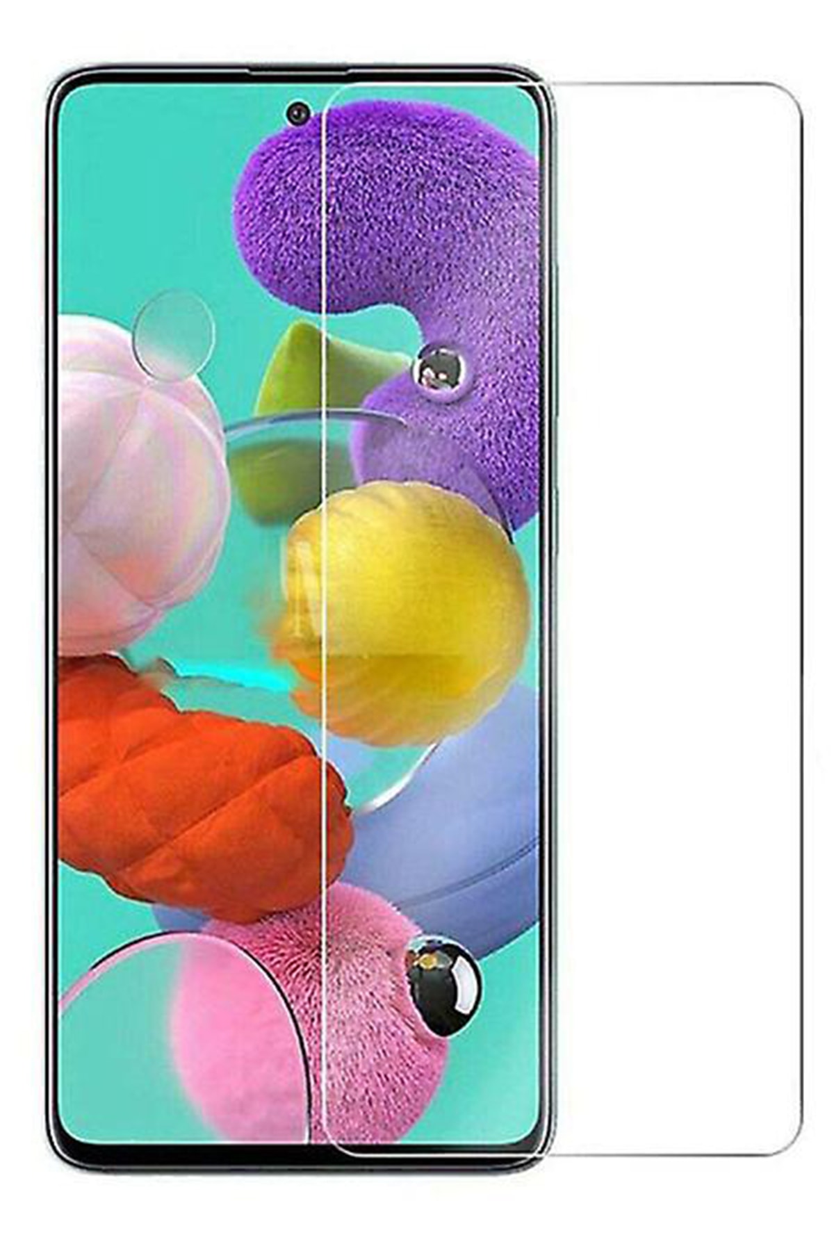 Teknoçeri Samsung A51 Uyumlu Kırılmaz Cam Ekran Koruyucu