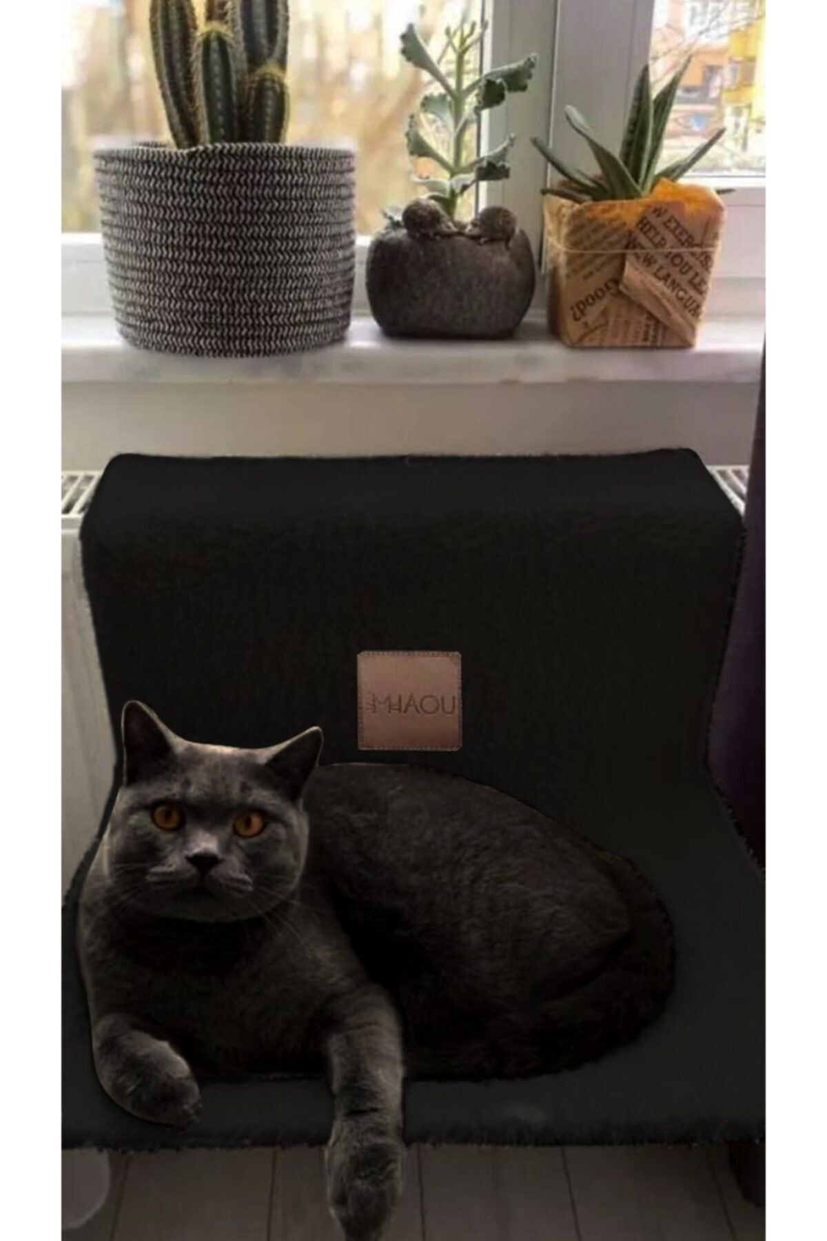 MIAO Miaou Kedi Hamağı Siyah