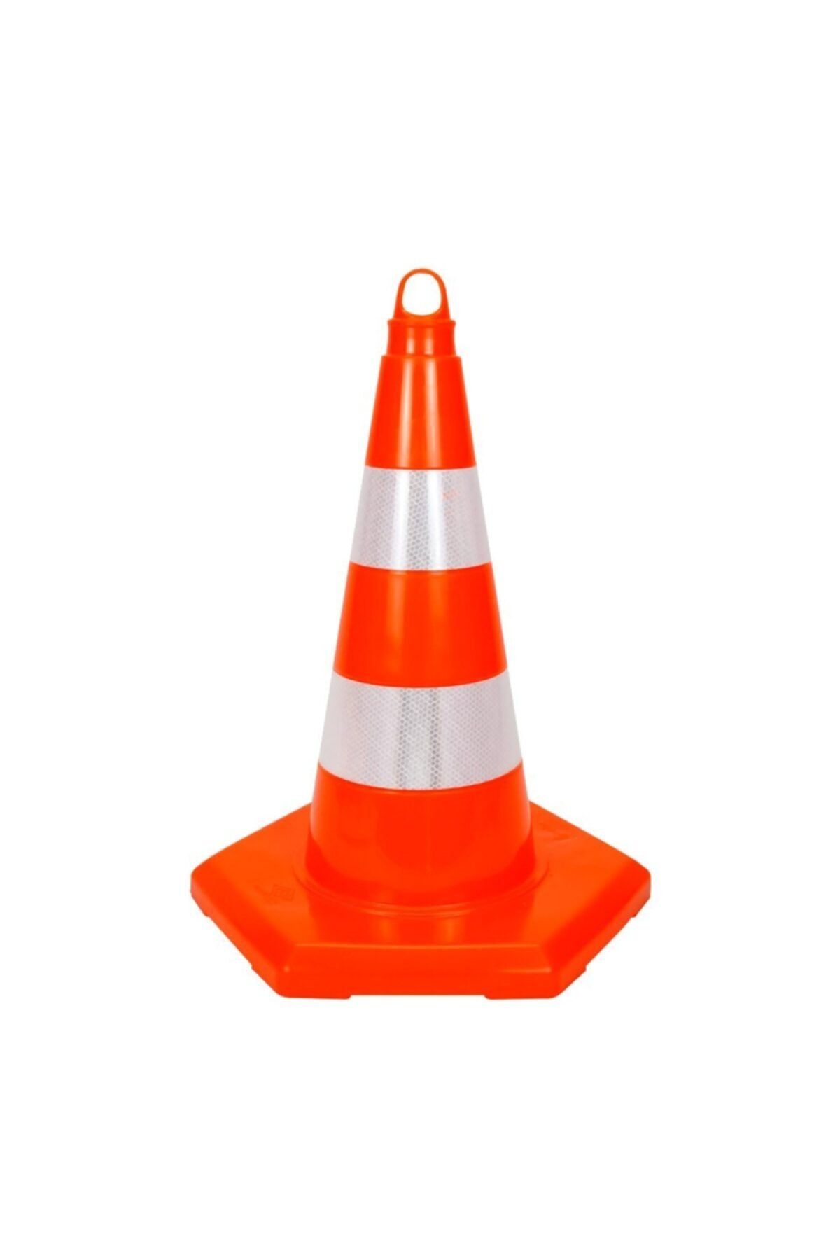 İleri Trafik Pvc Trafik Konisi 50 Cm Reflektifli 6 Kenar Trafik Dubası