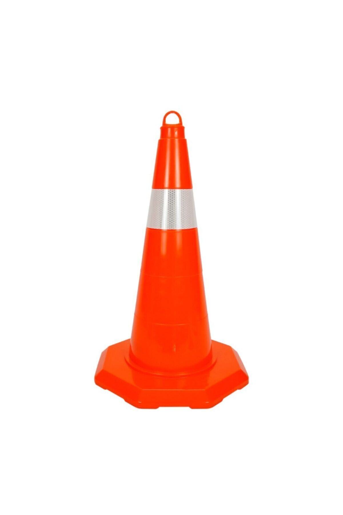 İleri Trafik Pvc Trafik Konisi 52 cm Tek Reflektifli Trafik Dubası