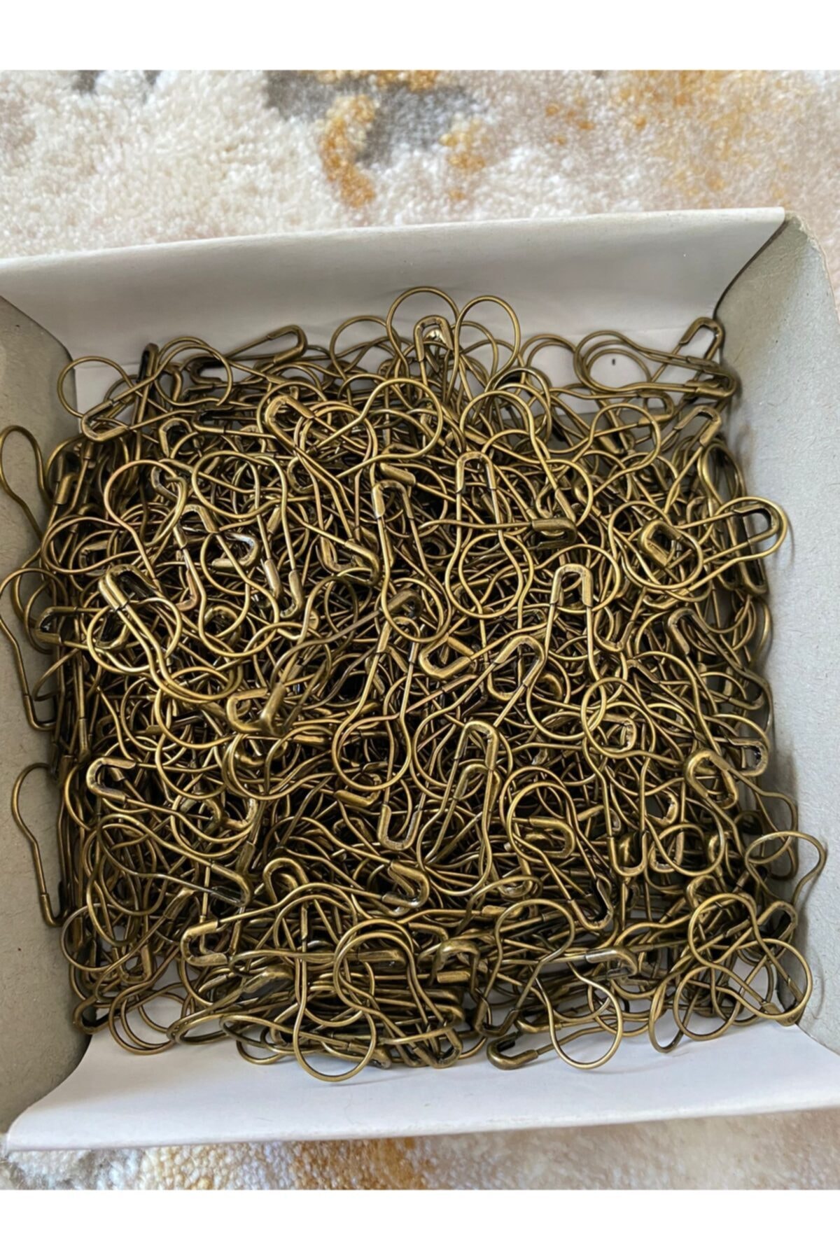 Mumis By DMY Bronz Armut Çengel Iğne (1000 Adet)