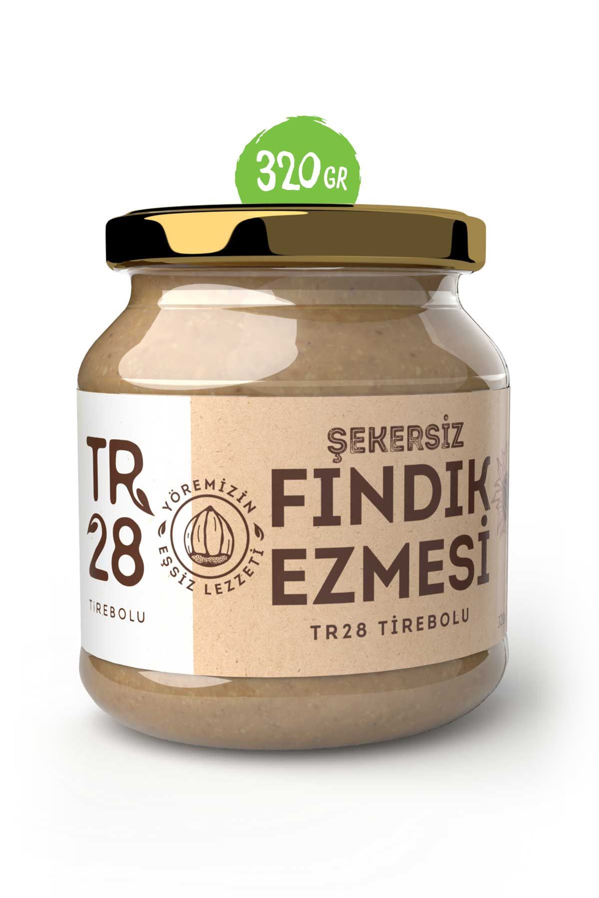 TR 28 Şekersiz Fındık Ezmesi (320 GR)