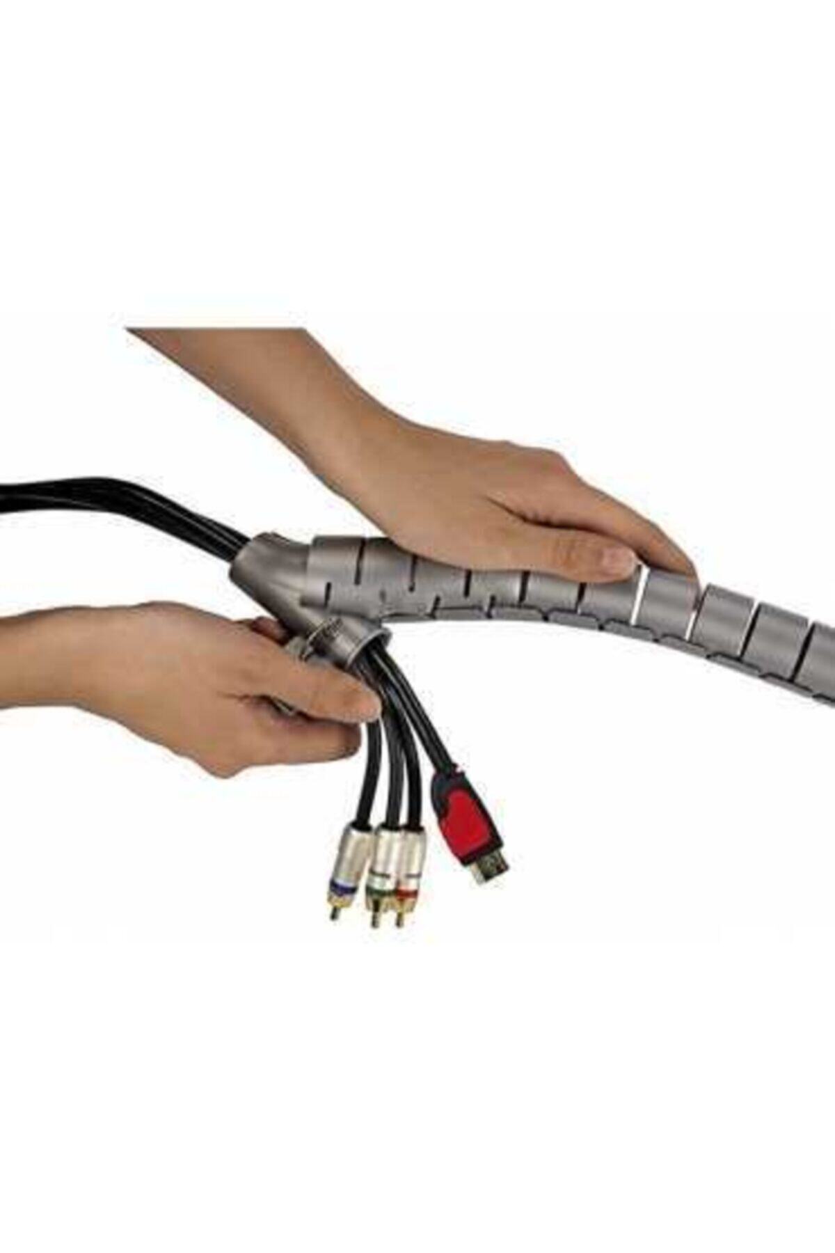Nexo Omurgalı Toplama Spirali Gri 25mt (ebat 20mm)