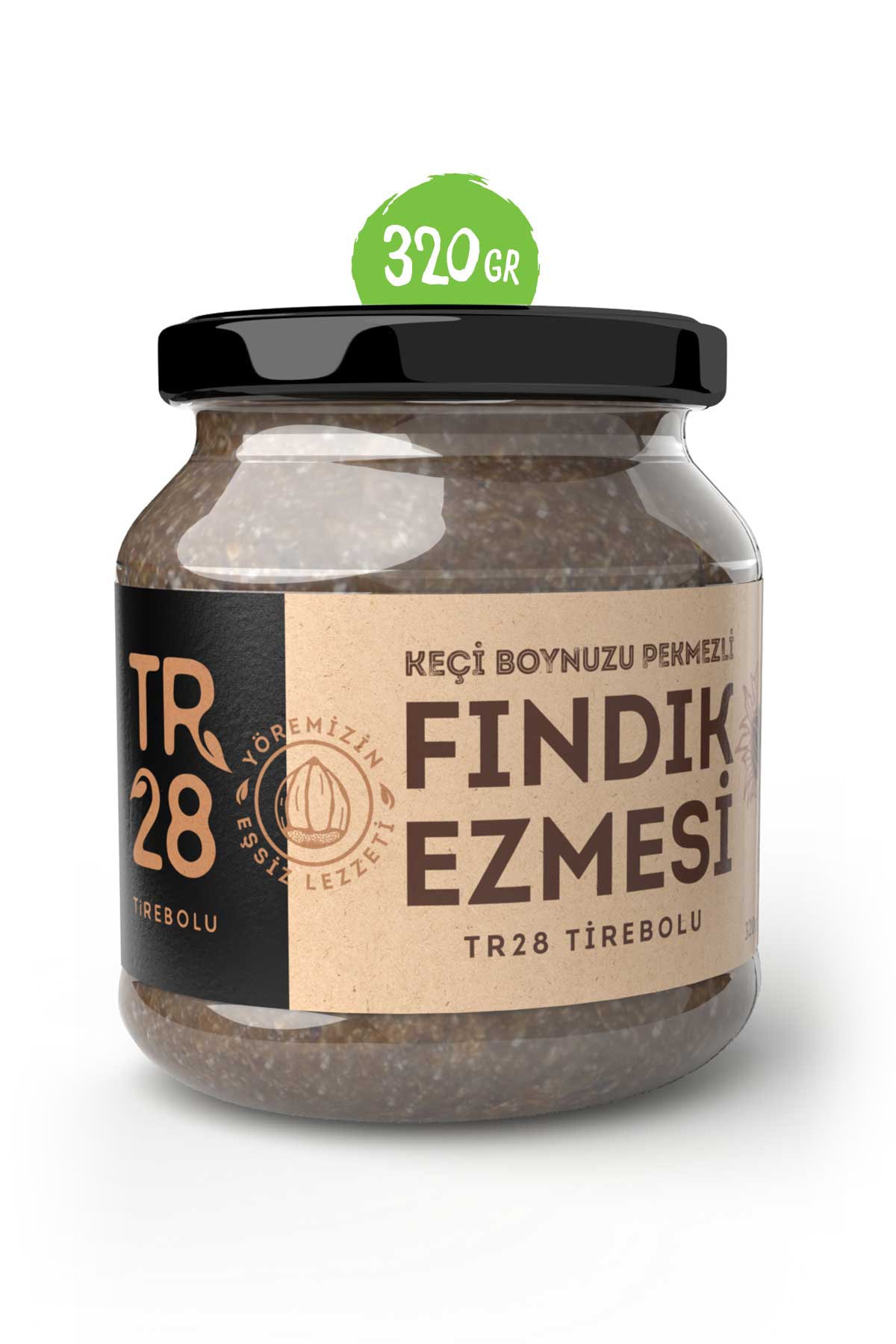 TR 28 Keçi Boynuzu Pekmezli Fındık Ezmesi (320 GR)