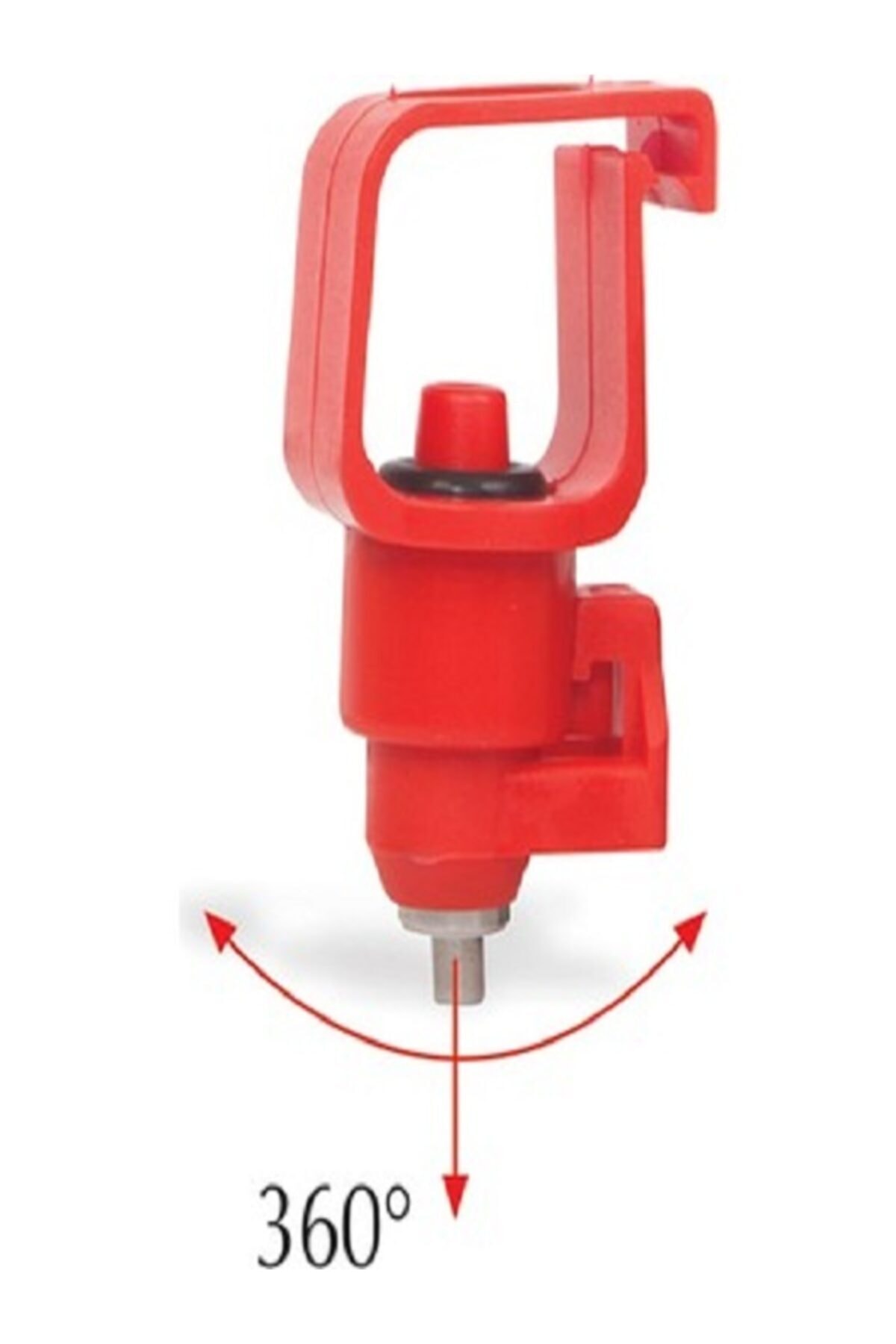 Ekip Tavukçuluk Kare Boru Kelepçeli Nipel