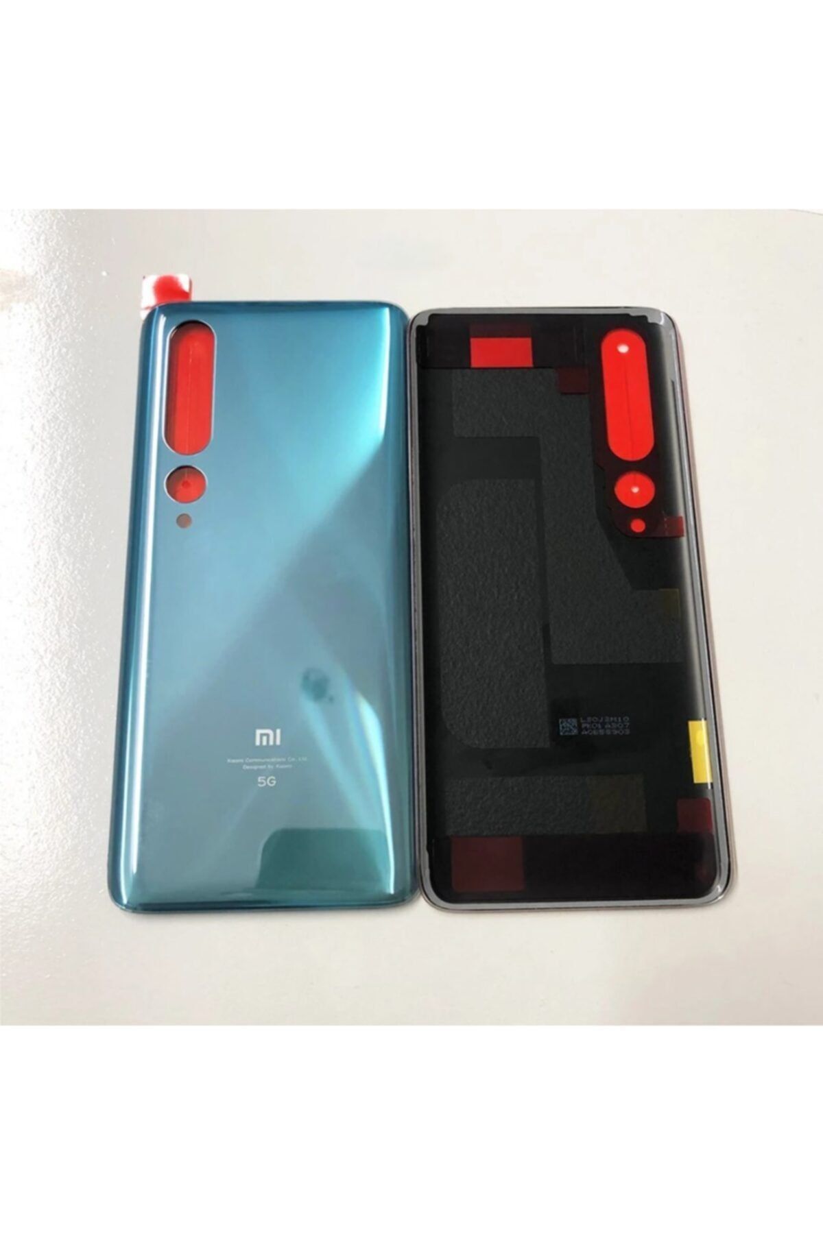 Qudex Xiaomi Mi 10 5g Uyumlu Arka Kapak Batarya Kapağı Yüksek Kalite Mavi